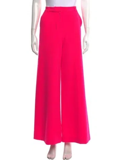 Pre-owned L'agence Wide Leg Pants In Pink