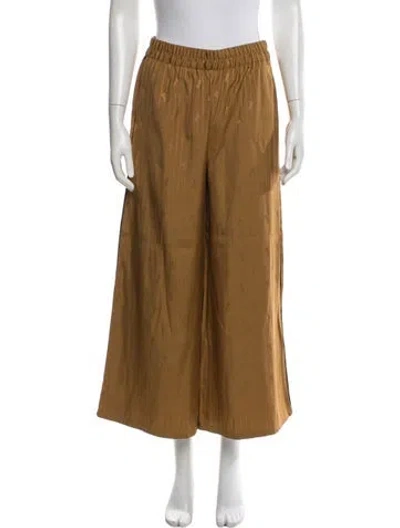 Pre-owned L'agence Wide Leg Pants W/ Tags In Yellow