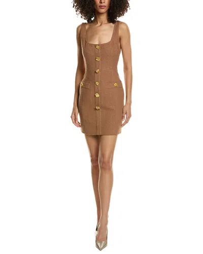 L'agence Wiley Sleeveless Mini Dress In Brown