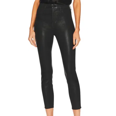 L'agence Women's Akira Ultra High Rise Skinny Pants In Noir Coated In Black