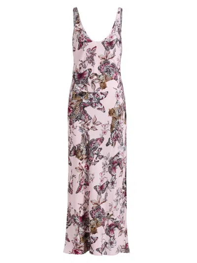 L'agence Women's Akiya Floral Maxi Tank Dress In Pink
