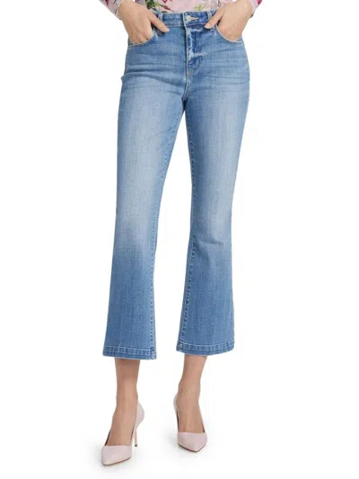 L'agence Women's Ali High-rise Slim Flare Jeans In Blue