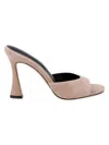 L'agence Women's Avery 88m Suede Mules In Nude