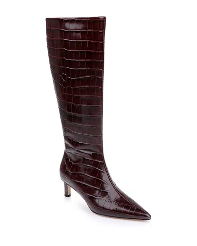 L'agence Women's Baxter Ii Pointed Leather Boots In Brown