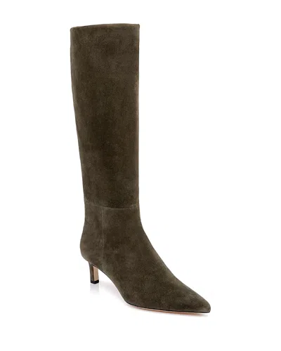 L'agence Women's Baxter Pointed Suede Boots In Brown