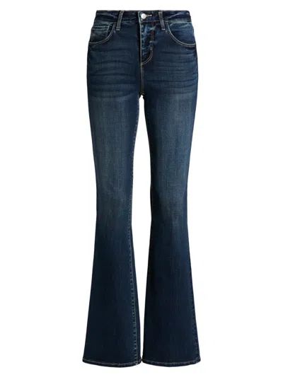 L'agence Women's Cara Low-rise Bootcut Jeans In Blue