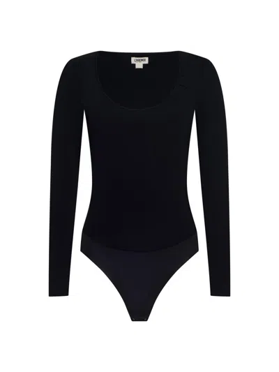 L'agence Women's Cassandra Ruched Bodysuit In Black
