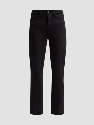 L'agence Women's Celestia High-rise Slim-fit Crop Jeans In Noir