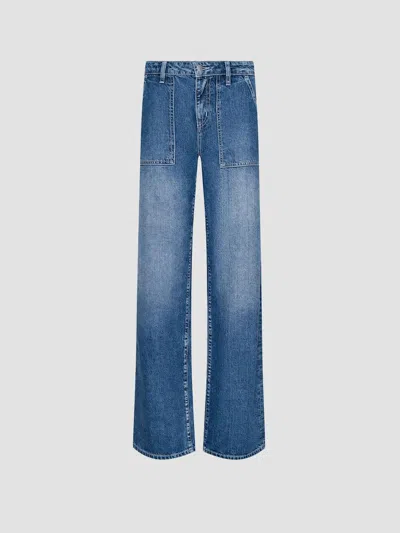 L'agence Women's Christel High-rise Wide-leg Jeans In Atlantis