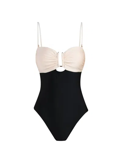 L'agence Women's Colorblock Chic Emilia One-piece Swimsuit In Multi