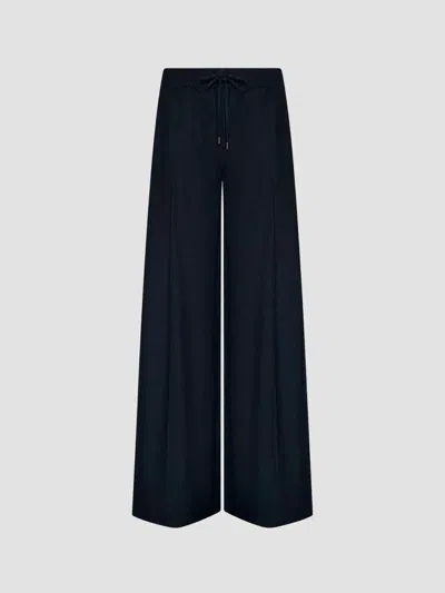 L'agence Women's Connie Drawstring Pants In Midnight Lurex Pinstripe