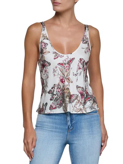 L'agence Eddie Floral-print Top In Multi