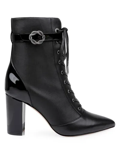 L'agence Women's Elegante 85mm Leather Booties In Black