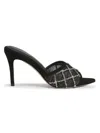 L'agence Women's Fernande 85mm Embellished Stiletto Heel Mules In Black