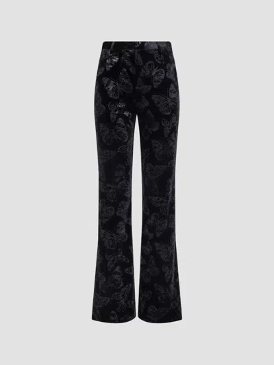 L'agence Women's Frances Bootcut Trousers In Black Butterfly