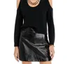 L'agence Women's Indy Chain Sweater In Black In Black