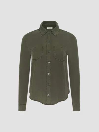 L'agence Women's Isla Denim Shirt In Kalamata