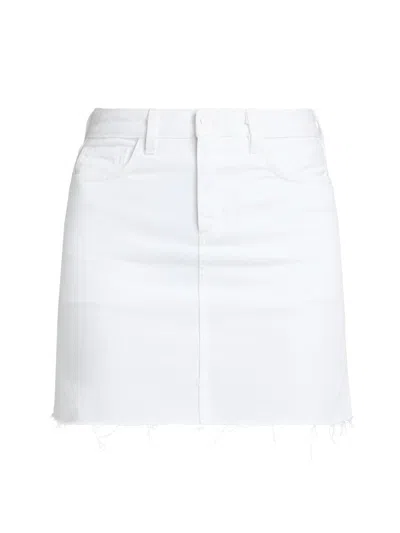 L'agence Jolene Mini Skirt In White