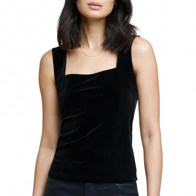 L'agence Women's Kaeli Velvet Top In Black