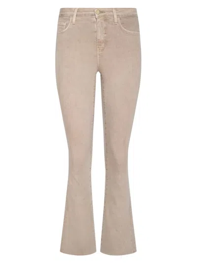 L'agence Women's Kendra Cropped Flare Jeans In Neutral