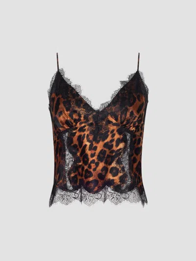L'agence Women's Kimber Lace Insert Camisole In Tan Multi Javan