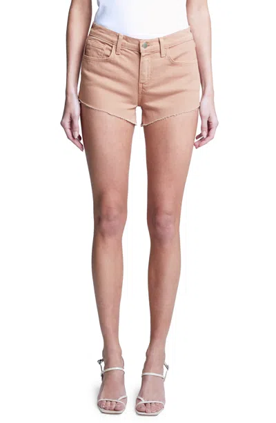 L'agence Audrey Cutoff Shorts - Dark Camel In Brown