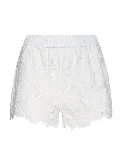 L'AGENCE WOMEN'S LAINA EYELET COTTON SHORTS