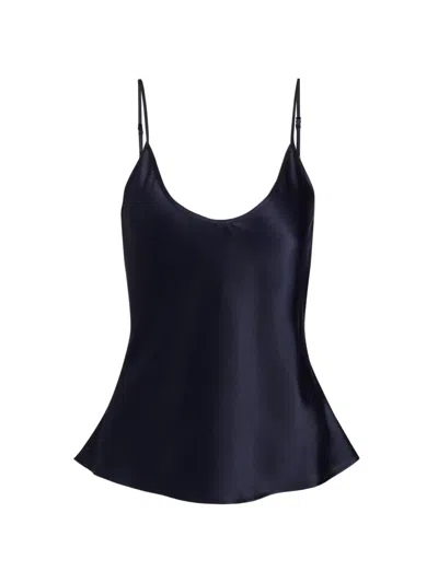 L'agence Women's Lexi Silk Camisole In Blue