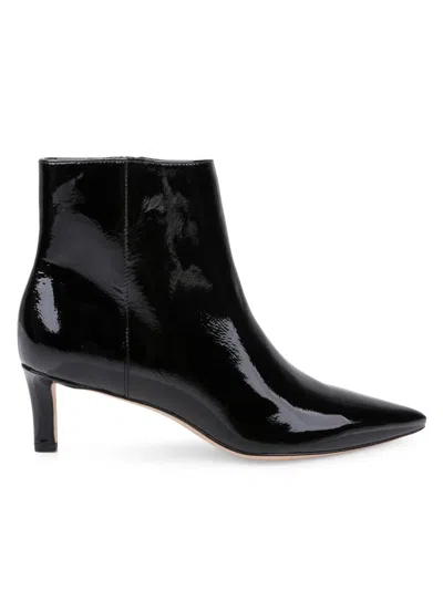 L'AGENCE WOMEN'S LILLY 75MM PATENT LEATHER ANKLE BOOTS