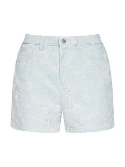 L'agence Women's Lissania Ultra High-rise Denim Shorts In Blue