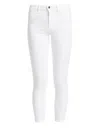 L'agence Women's Margot High-rise Ankle Skinny Jeans In White