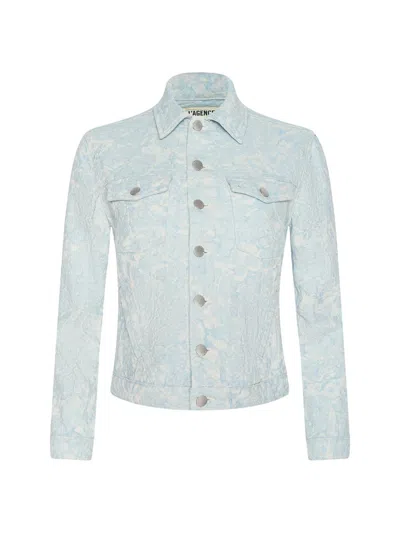 L'agence Women's Maven Slim Denim Jacket In Blue