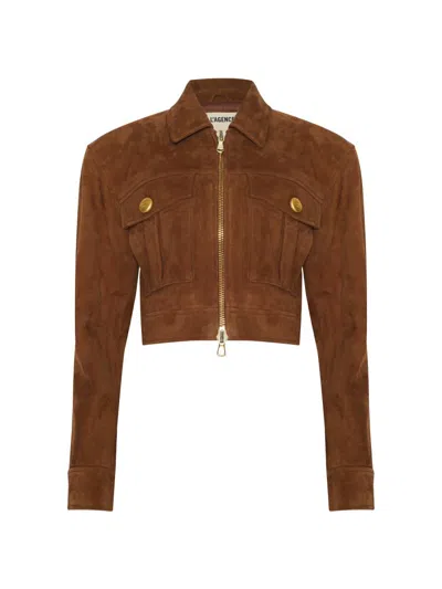 L'agence Micah Oversized Collared Jacket In Multi