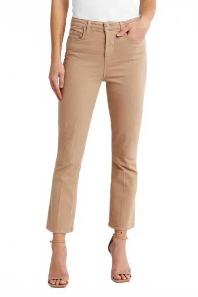 L'agence Women's Mira High Rise Micro Bootcut Jeans In Chanterelle In Brown