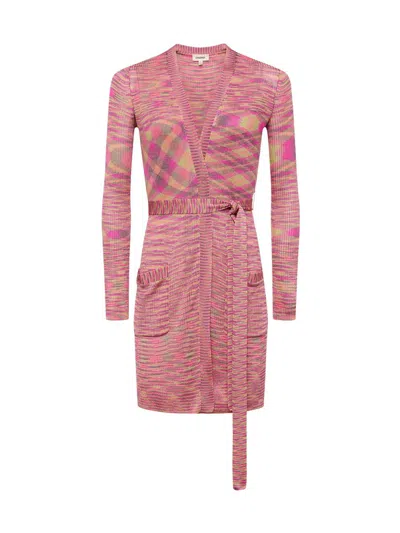 L'agence Women's Neve Space-dye Cardigan In Purple