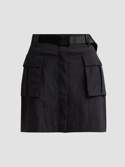 L'agence Women's Norene Windbreaker Miniskirt In Black