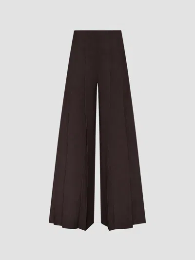 L'agence Women's Nova Pleated Wide-leg Pants In Dark Java