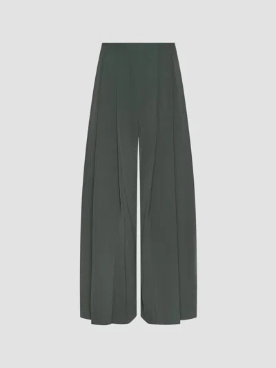 L'agence Women's Novalynn Pleated Crop Pants In Green