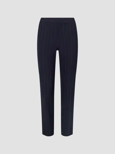 L'agence Women's Rebel Pinstriped Trousers In Black