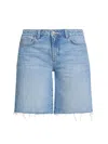 L'agence River Mid Rise Bermuda Short In Multi