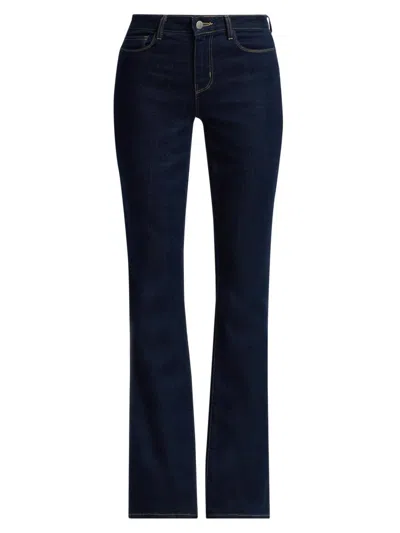 L'agence Women's Selma High-rise Sleek Boot-cut Jeans In Blue
