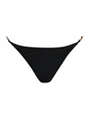L'agence Violet String Bikini Bottom In Black