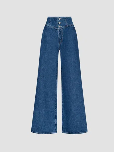 L'agence Women's Sonja Ultra High-rise Corset Jeans In Atlantis