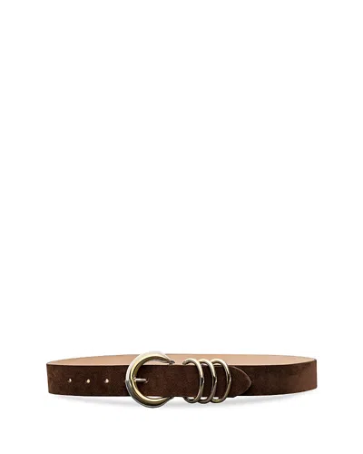 L'agence Women's Tobar Leather Belt In Green
