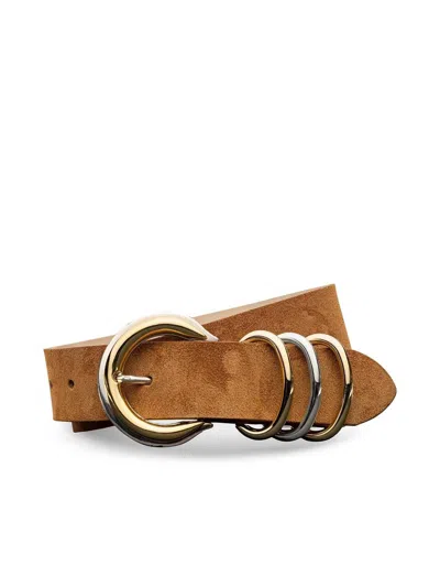 L'agence Women's Tobar Leather Belt In Cognac In Brown