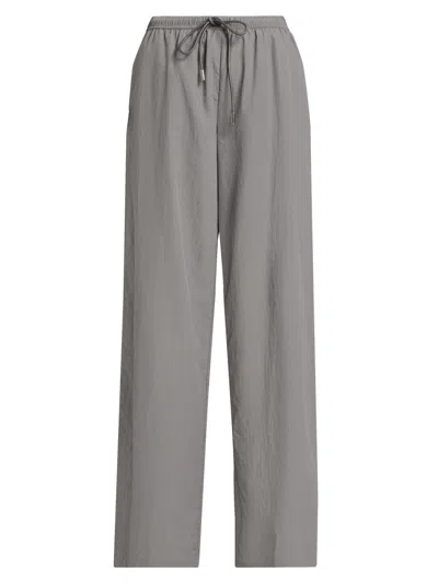 L'agence Women's Valkyrie Drawstring Wide-leg Pants In Gray