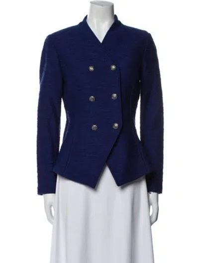 Pre-owned L'agence Wool Denim Jacket In Blue