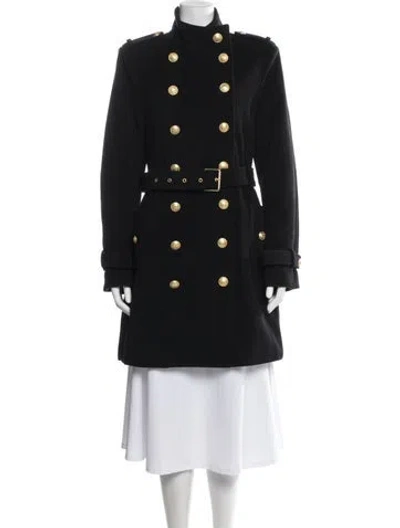 Pre-owned L'agence Wool Peacoat W/ Tags In Black