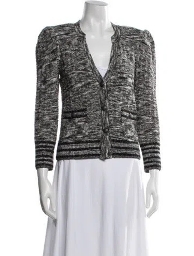 Pre-owned L'agence Wool Tweed Pattern Jacket In Gray