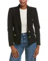 L'agence Wylla Structured Blazer In Black